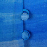 Beautiful Blue Travilla Maxi Dress with Sunset Design