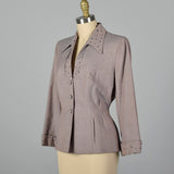 1950s Saks Fifth Avenue Edith Small Blazer with Polka Dot Details