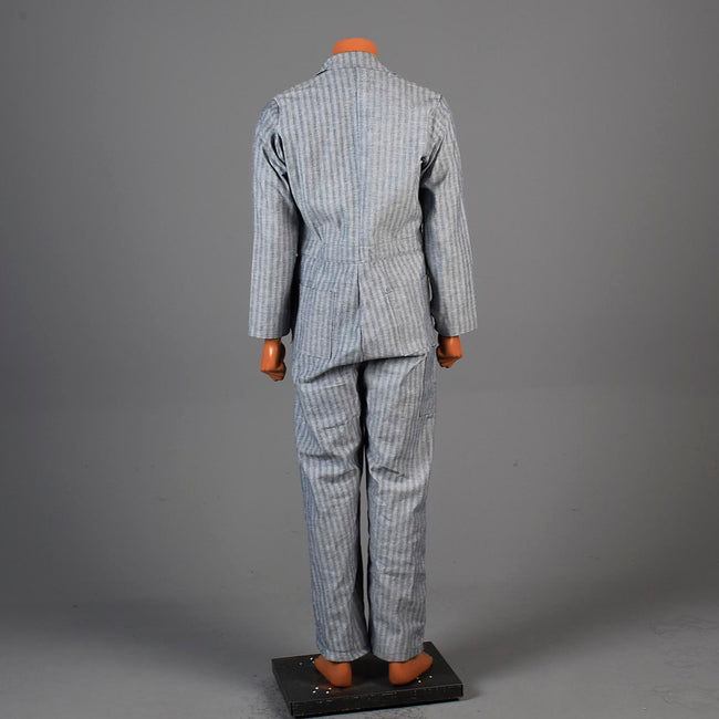 1960s Mens Deadstock Cotton Coveralls