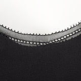 2000s Vera Wang Lavender Label Black Tunic Tank Dress