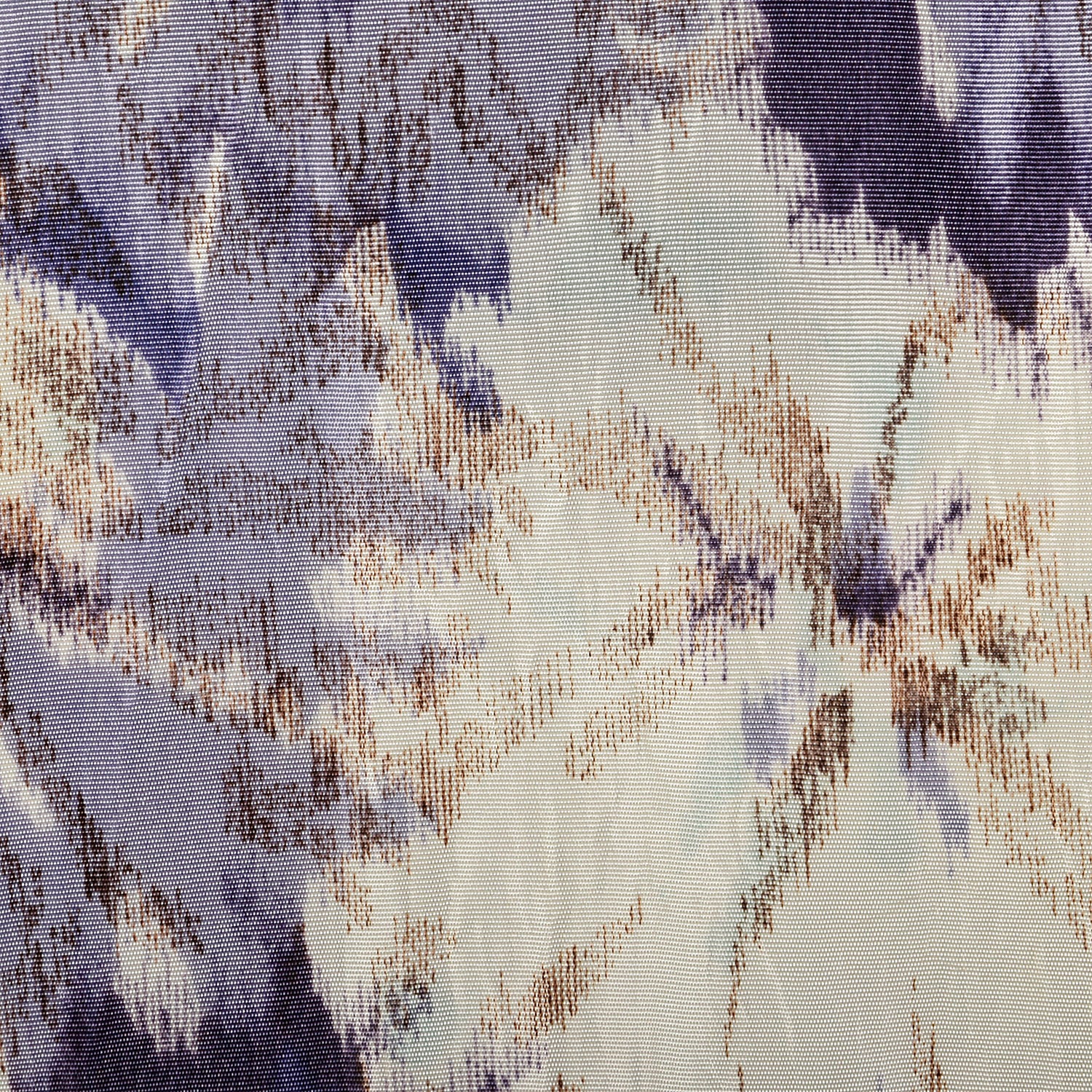 Large-XXL 1950s Purple Floral Robe