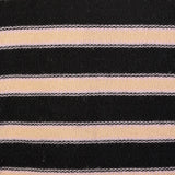 Large Sonia Rykiel 1990s Pink Black Striped Shirt Sleeved Sweater