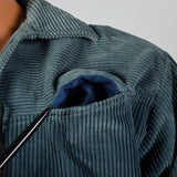 1960s Blue Corduroy Shirt