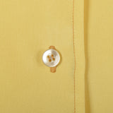Medium 1950s Pale Yellow Silk Blouse