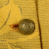 1950s Large Yellow Seersucker Day Dress