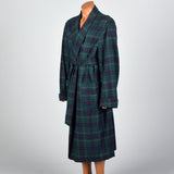 1990s Mens Pendleton Wool Plaid Robe