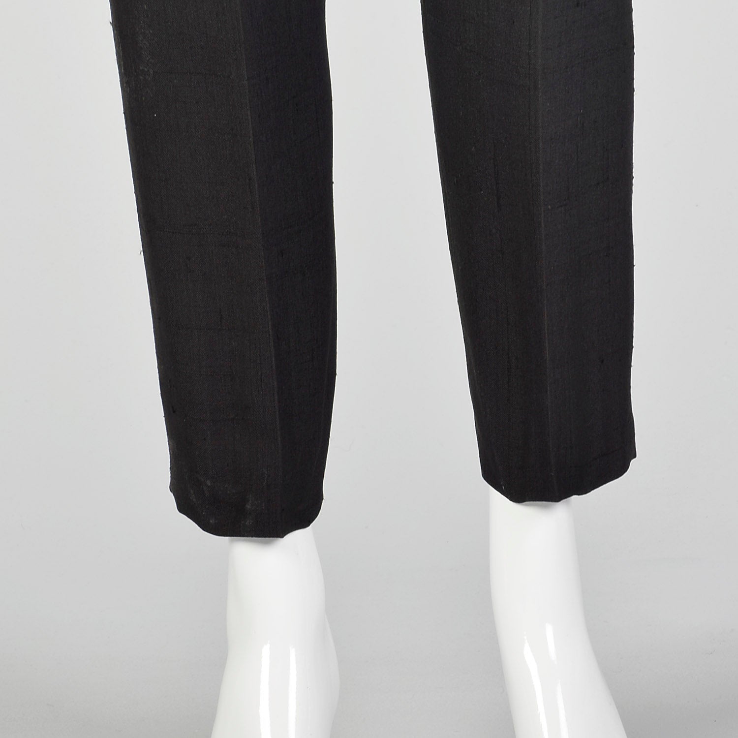 Small 1960s Black Cigarette Pants