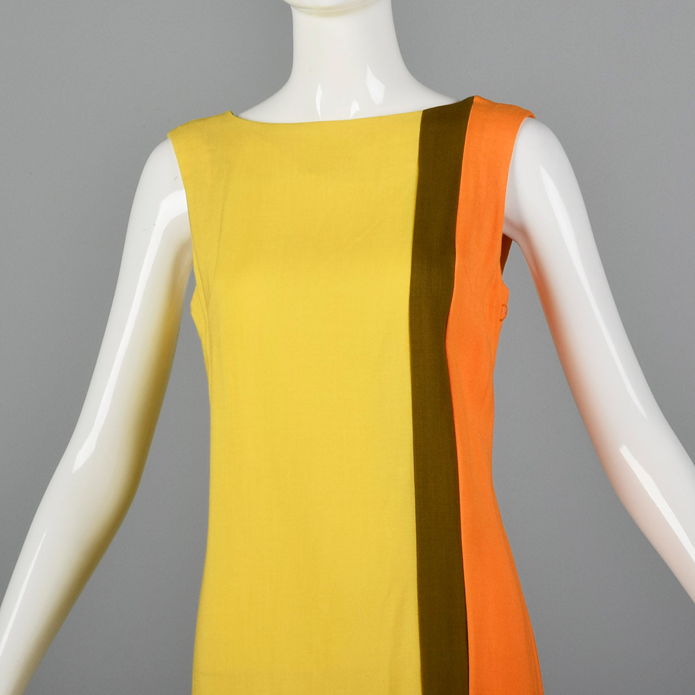 1960s Deadstock Colorblock Shift Dress