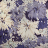 Large-XXL 1950s Purple Floral Robe