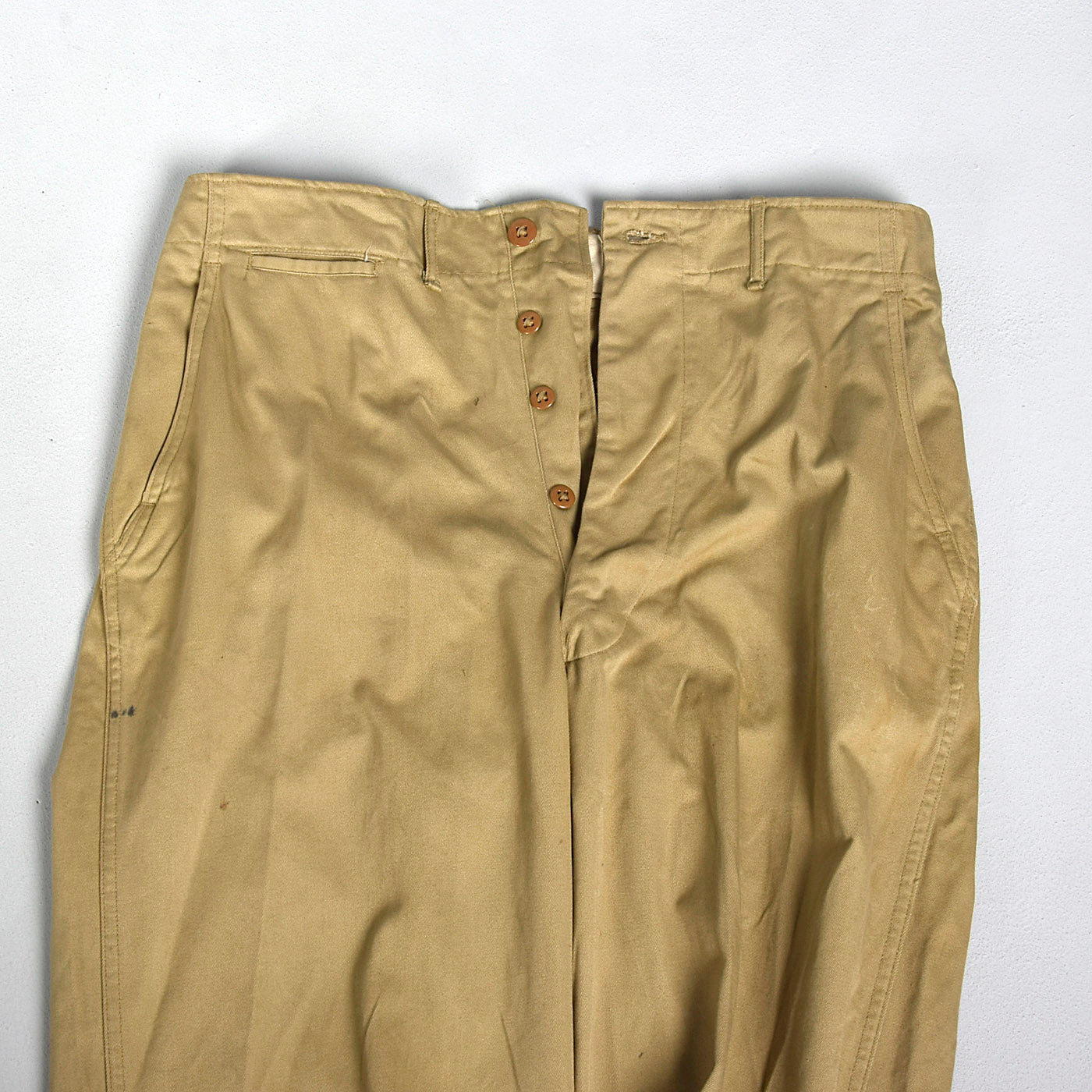 40s US Military Twill Pants Size W33 L31-