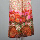 1970s Bohemian Harold Levine Silk Two Piece Separates Set