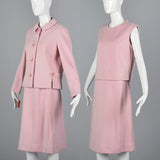 1960s Deadstock Pink Three Piece Suit
