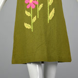 1960s Deadstock Shift Dress with Mesh-Style Overlay