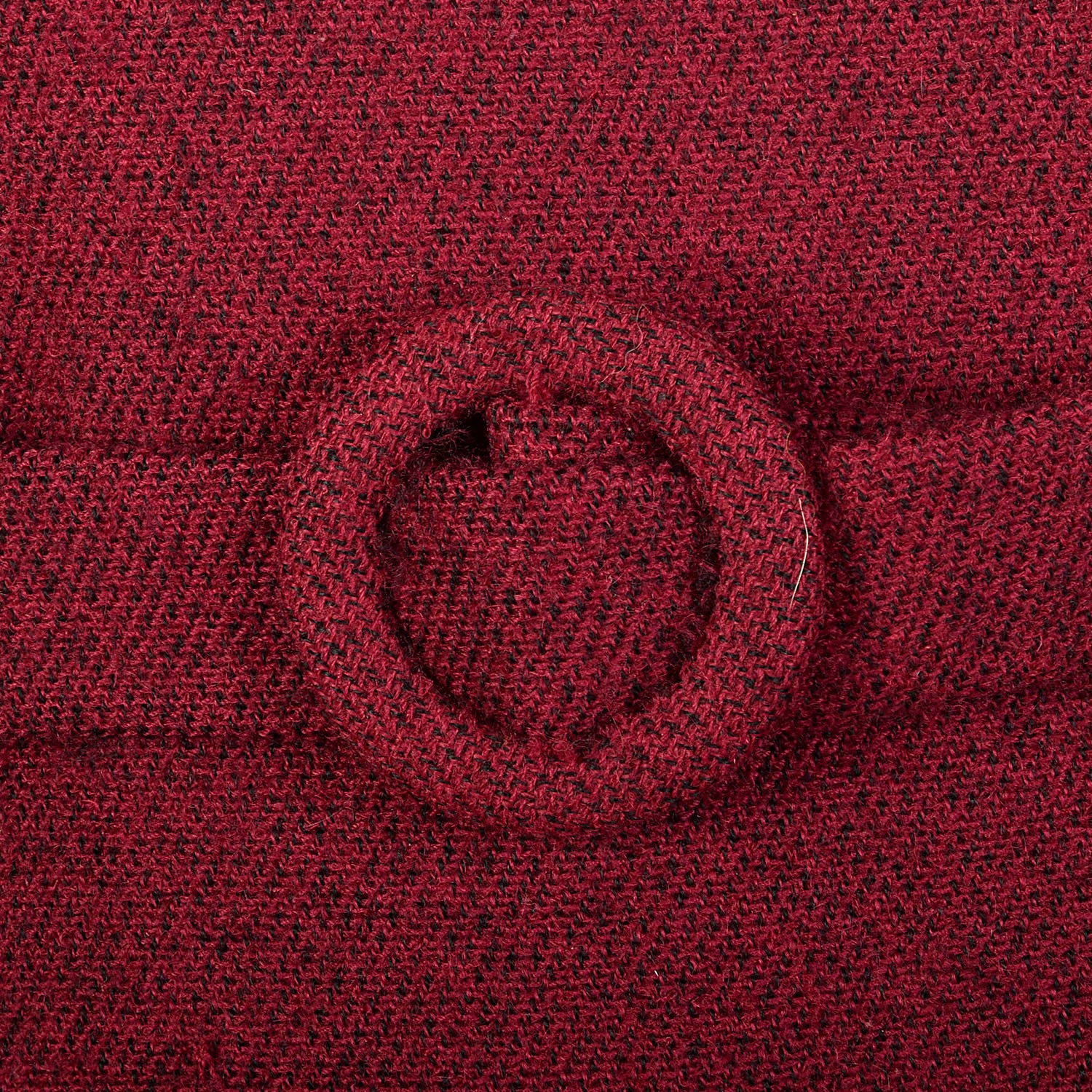 Small 1970s Raspberry Pencil Skirt Winter Coat Tweed Winter Ensemble