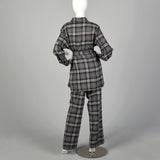 XXL Pendleton Plaid Pant Suit with Gray Shirt Jacket