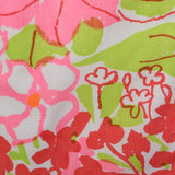 1970s Lilly Pulitzer Colorful Print Faux Wrap Mini Skirt