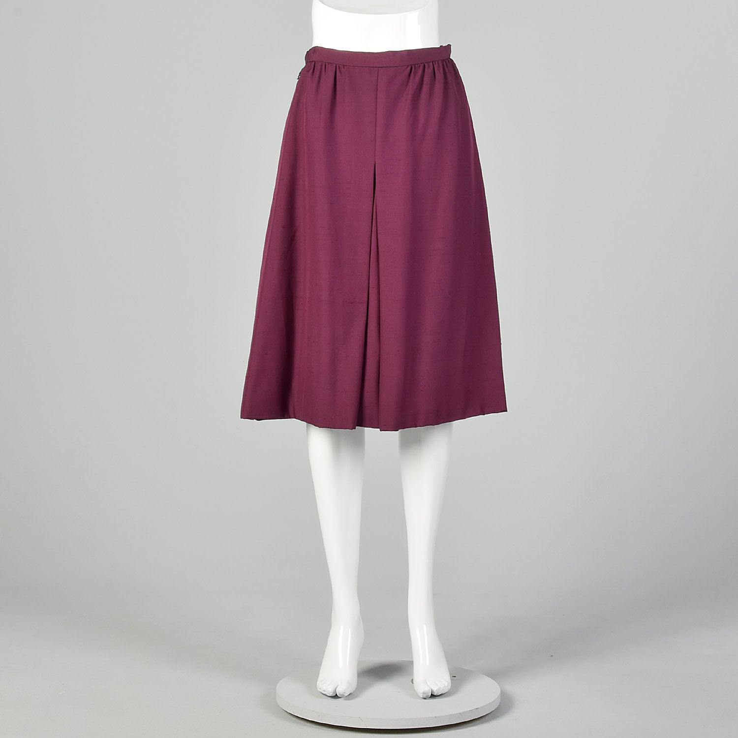 Small 1970s Donald Brooks Purple Skirt