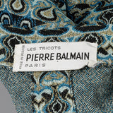 1970s Pierre Balmain Metallic Tunic Top