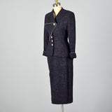 Small Lilli Ann 1950s Skirt Suit in Atomic Fleck