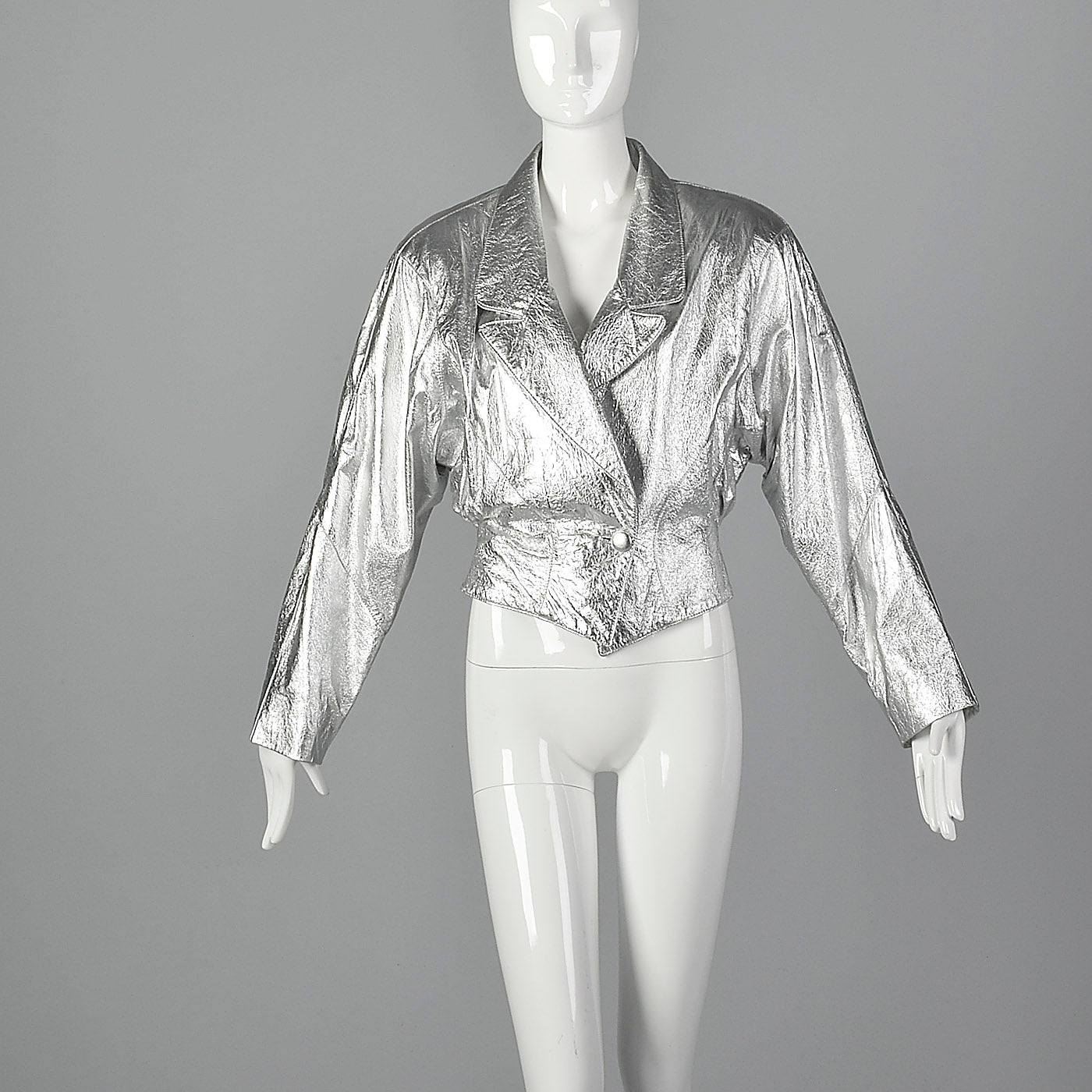 1980s Lillie Rubin Metallic Silver Jacket