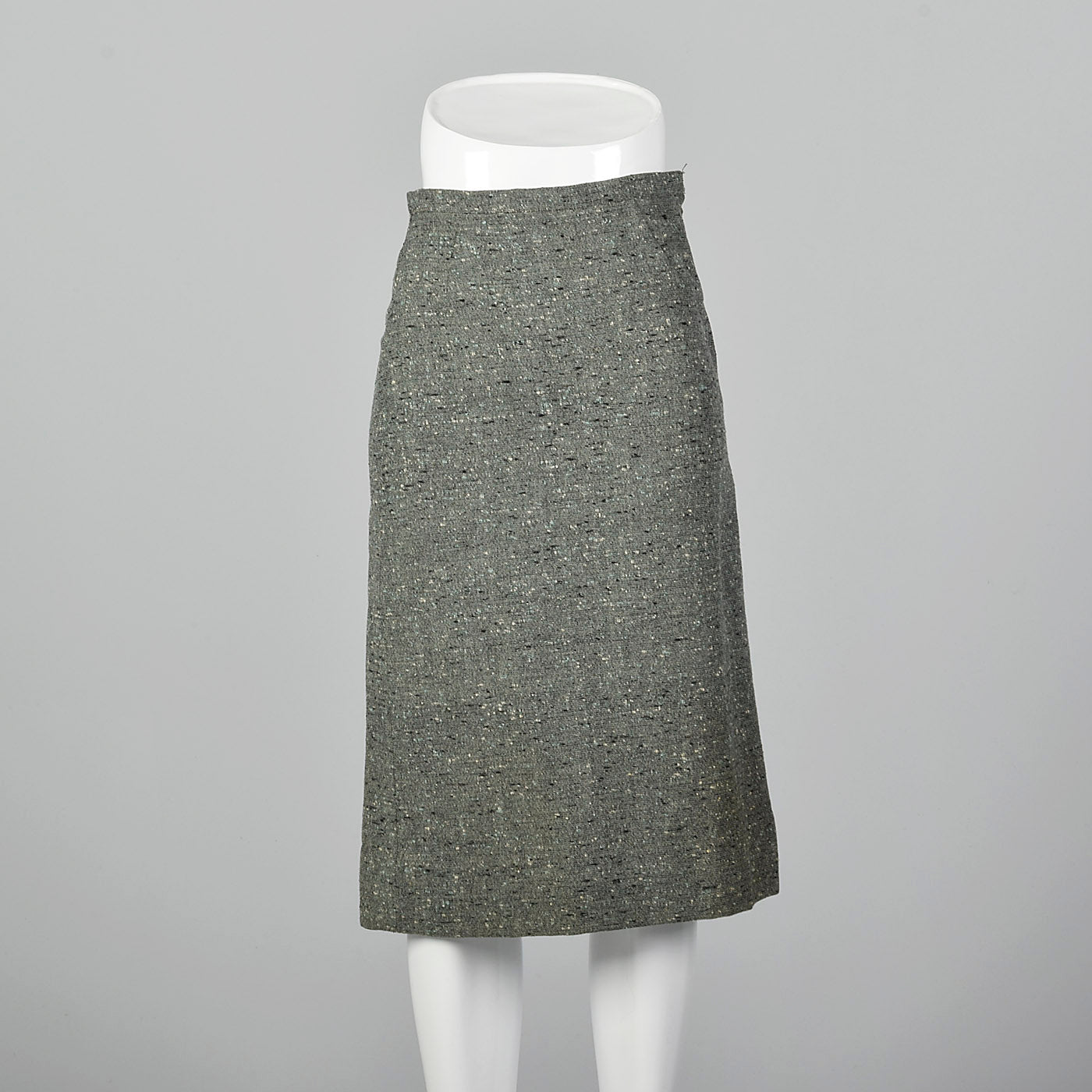 1950s Green Tweed Skirt