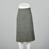 1950s Green Tweed Skirt