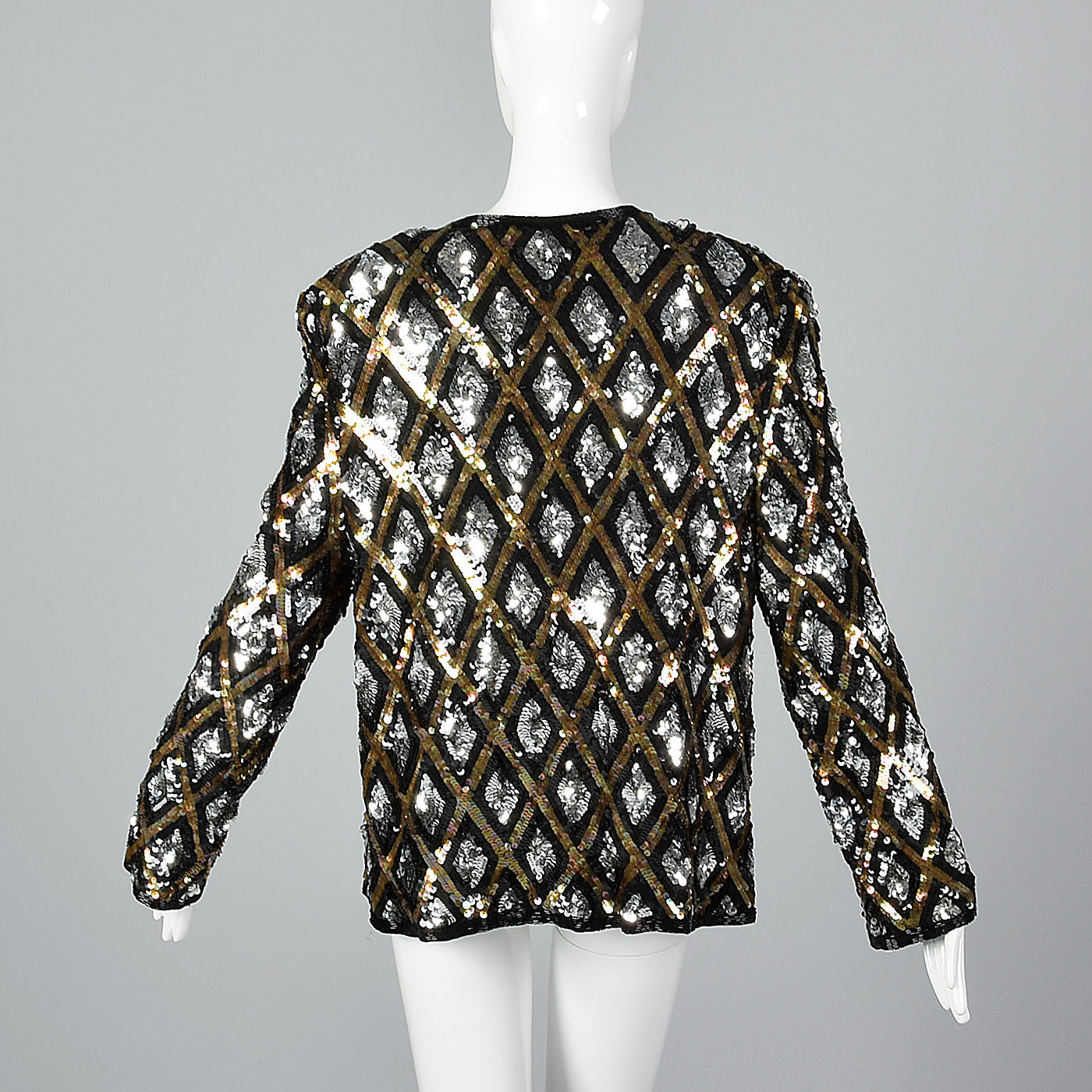 1980s Diamond Sequin Jacket