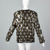 1980s Diamond Sequin Jacket