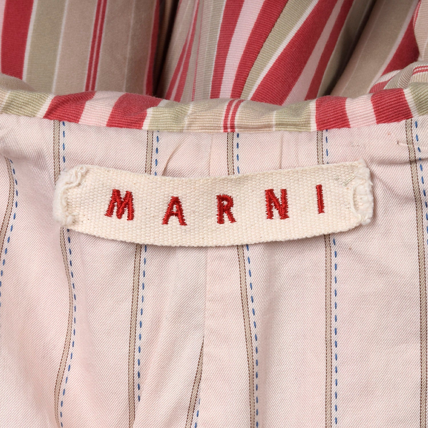 Small Marni 2000s Striped Cotton Jacket