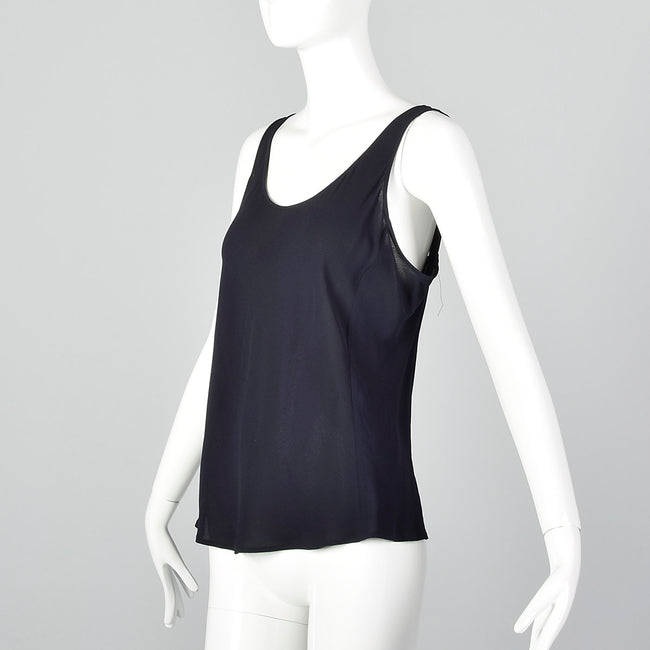 1990s Armani Sheer Navy Tank