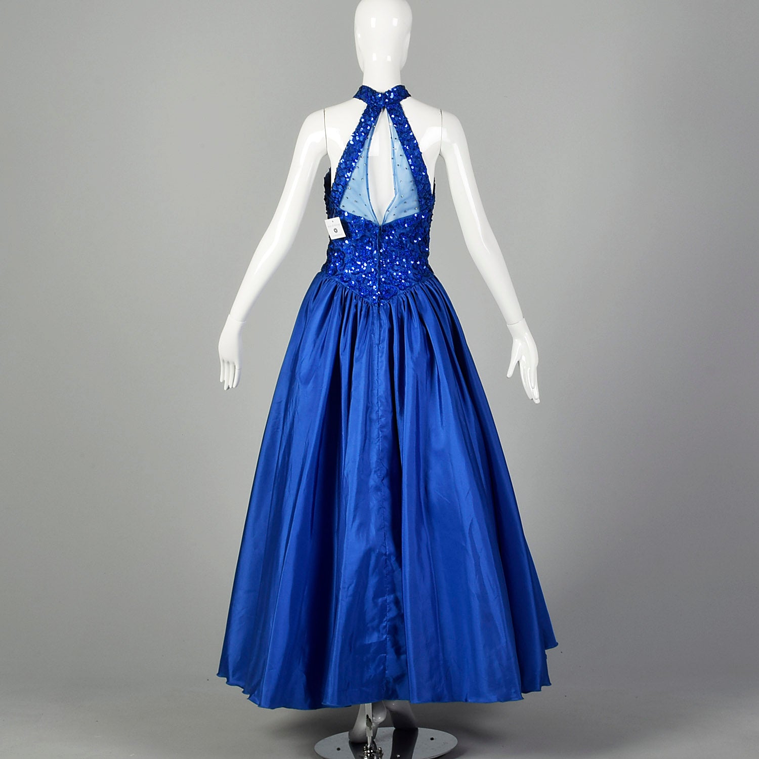 Small 1980s Ballgown Mike Bennet Dress Royal Blue Sequin Gown Prom Pag Style & Salvage Small 1980s Ballgown Mike Bennet Dress Royal Blue Sequin Gown Prom Pag Style & Salvage