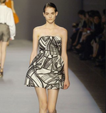 XS Giambattista Valli Strapless Dress