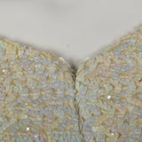 1950s Fredericks of Hollywood Iridescent Sequin Dress