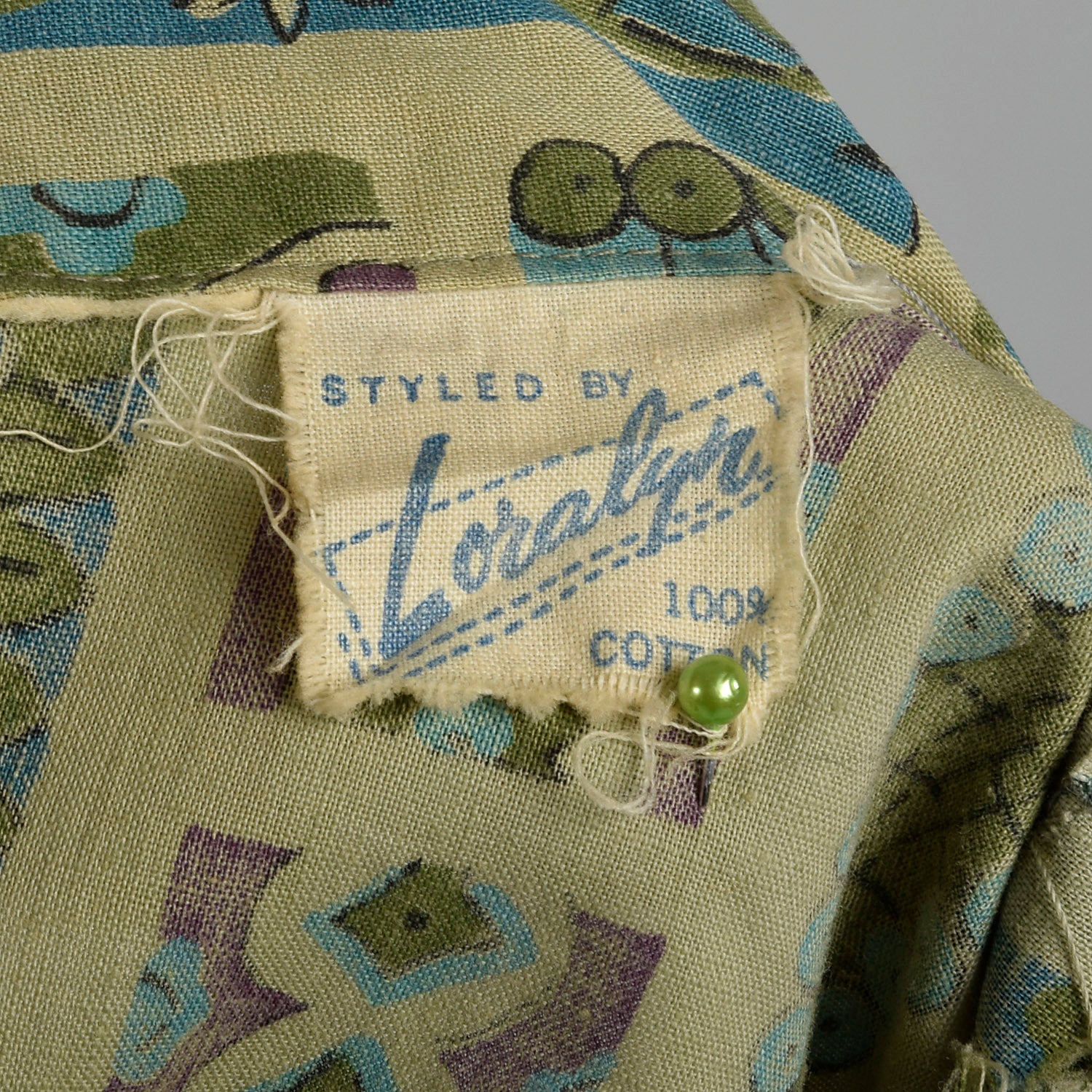 XL-XXL 1950s Green Day Dress