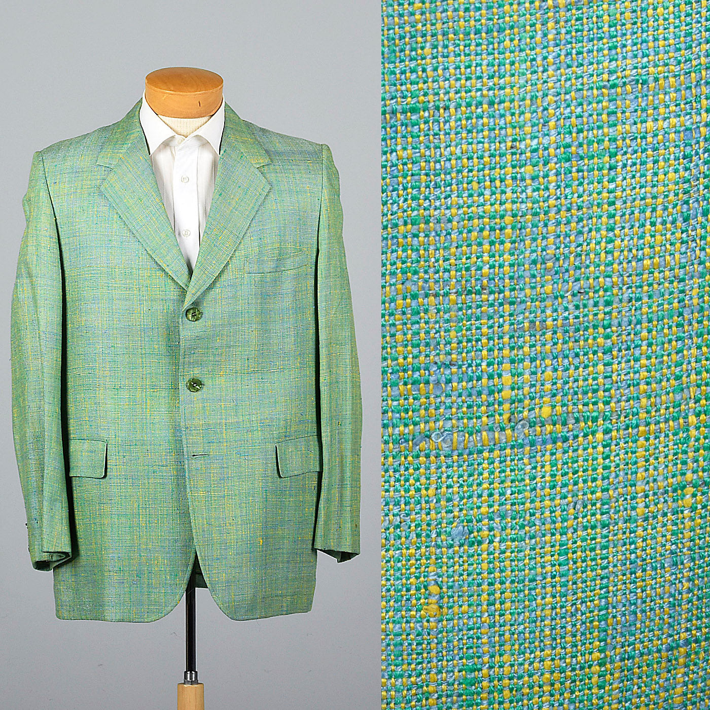 1960s Green Silk Jacket