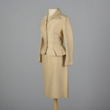 1950s Lilli Ann Silk and Mohair Skirt Suit