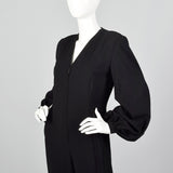 Small Pauline Trigere 1970s Wool Crepe Jumpsuit