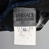 Medium Versace Jeans Couture 1990s Black and Black Skirt Set