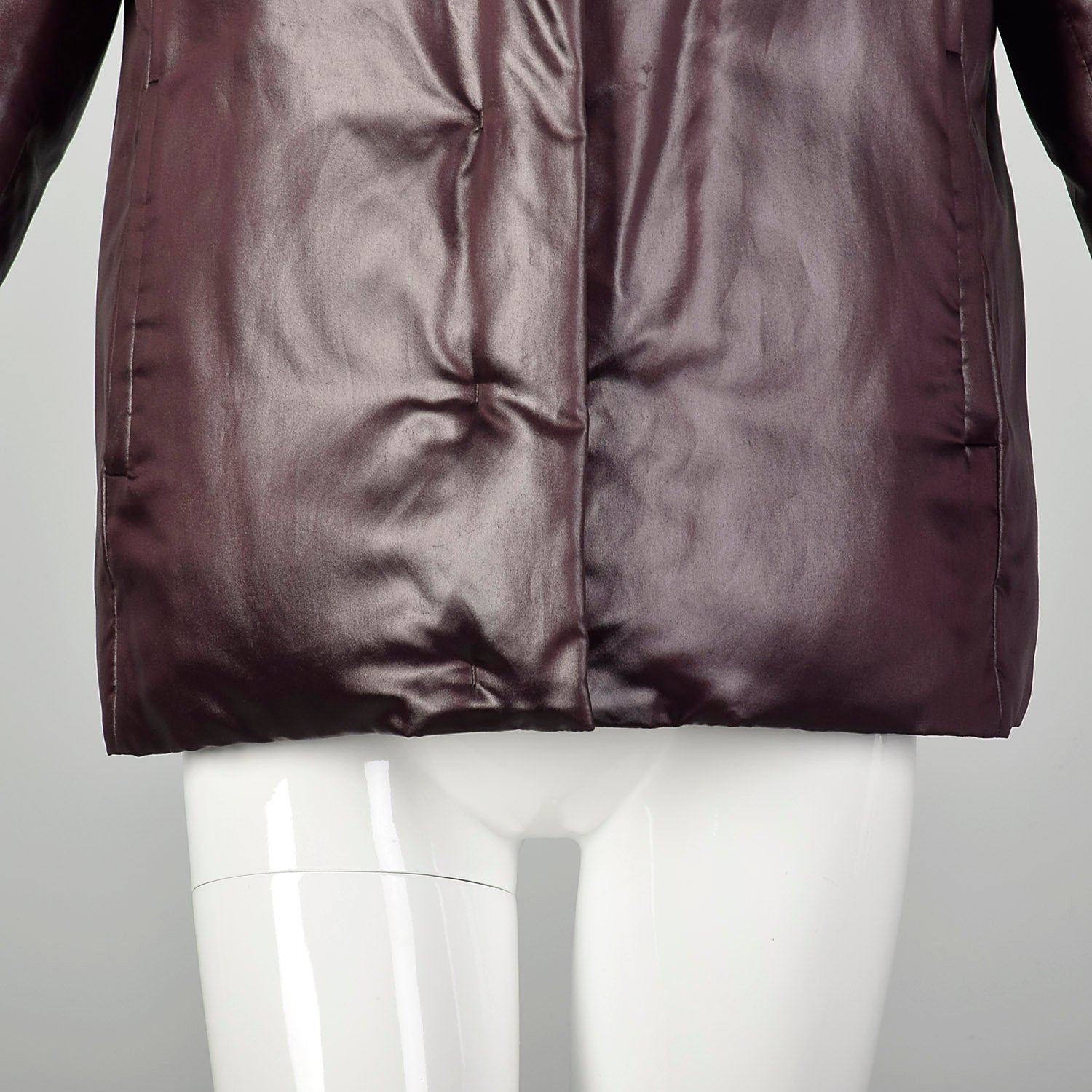 Jill Sander Minimalist Shawl Collar Puffer Jacket