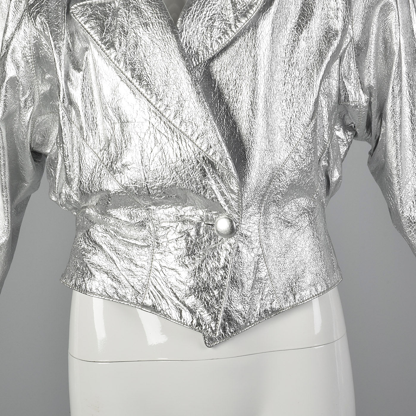 1980s Lillie Rubin Metallic Silver Jacket