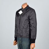 Small 1960s Deadstock Black Cold Proof Jacket