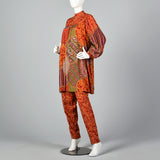 1970s Christian Dior Bohemian Loungewear Set