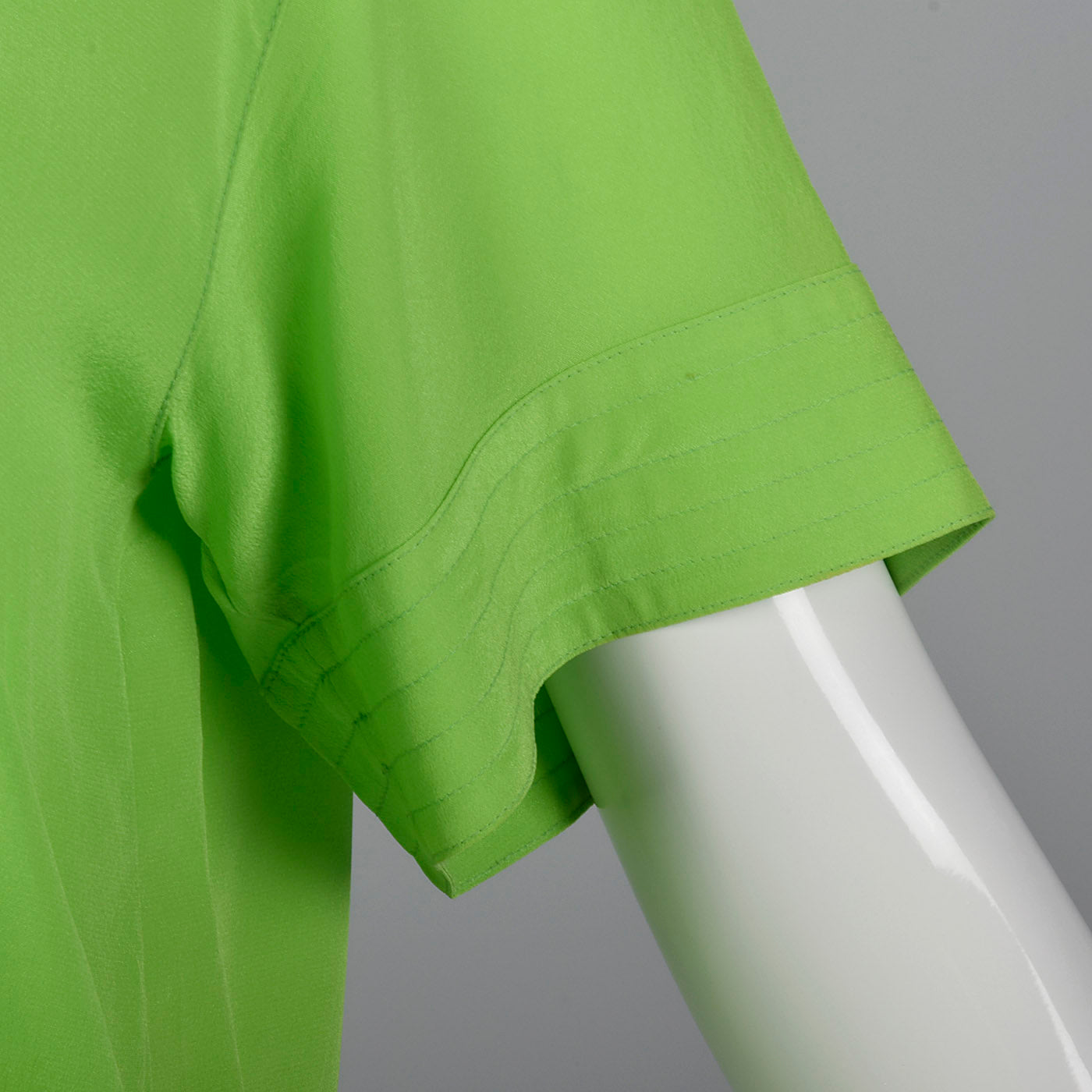 1990s Max Mara Green Silk Top