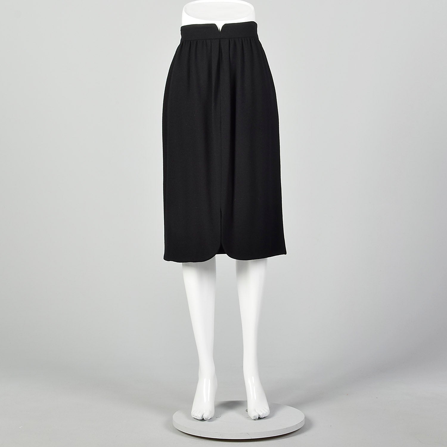 Medium 1980s Black Pencil Skirt
