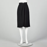 Medium 1980s Black Pencil Skirt