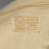 Medium 1950s Hudson Bay Striped Wool Blanket Coat Cozy Autumn Outerwear