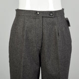 Small 2000s Pants Balenciaga Le Dix Wool Cashmere Tapered Leg Designer