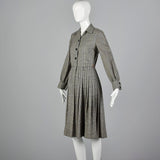 1970s Bill Blass 28 Shop Black and White Dress