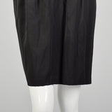 1980s Belleville  Sassoon Off Shoulder Black Cocktail Dress
