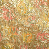 1960s Lucie Ann Flowy Metallic Gold Kaftan